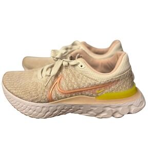 Nike React Infinity Run Flyknit 3‎ Running Shoes Peach Orange Women's 8